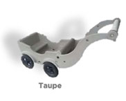 Heartland's Taupe Kids Wagon